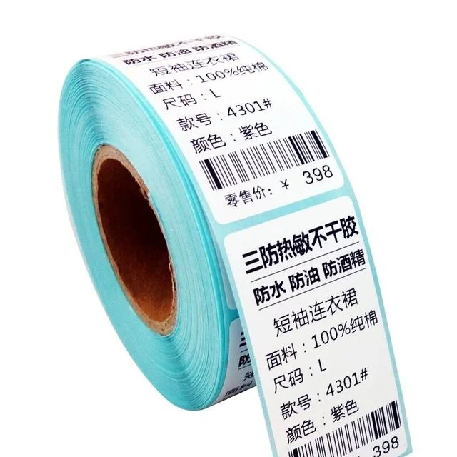 Top Coated Waterproof Thermal Label Paper