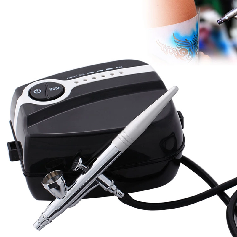 Mini Portable Airbrush Makeup Compressor Kit Body Art Airbrush