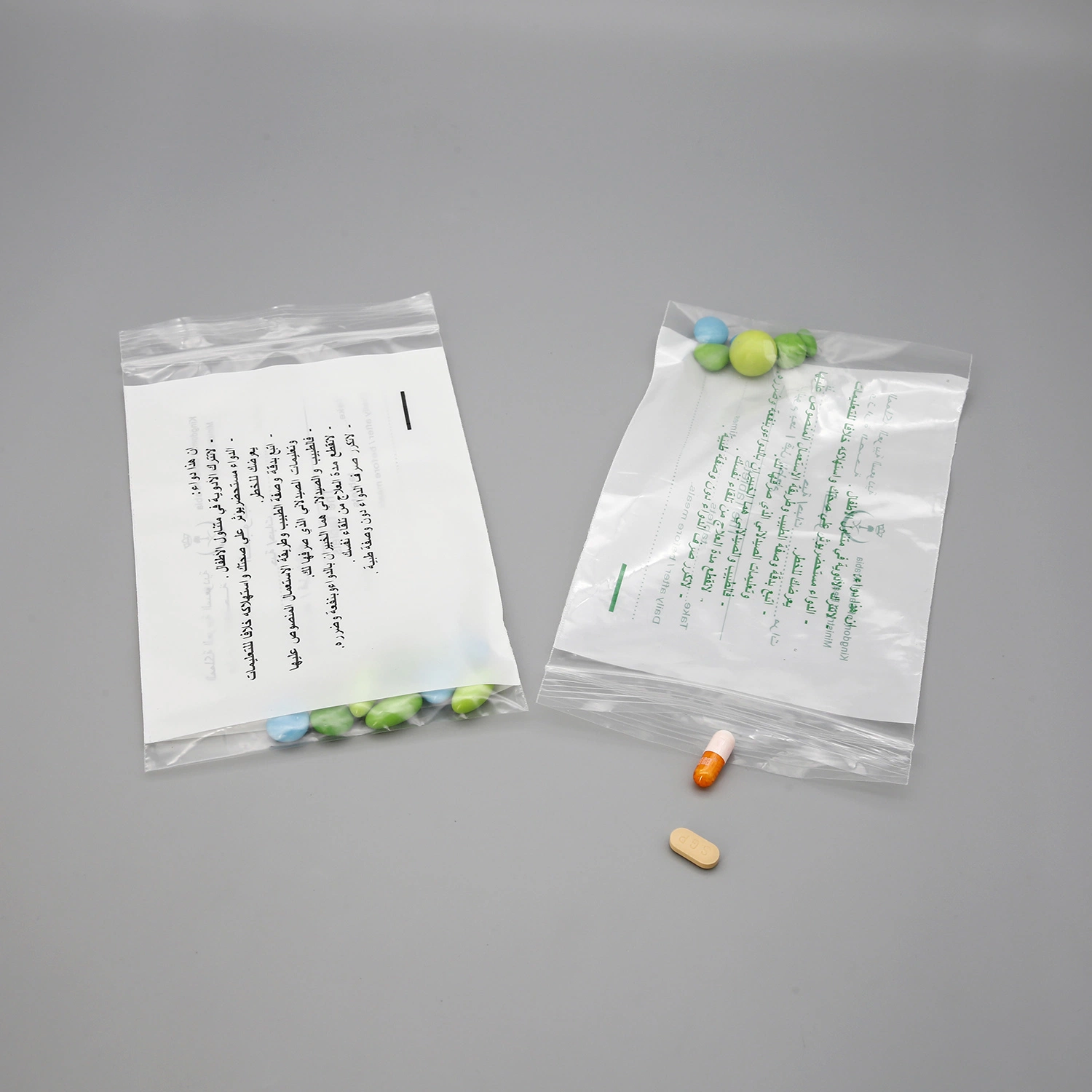 Customized 100% LDPE Tablet Envelope Plastic Medicine Envelope