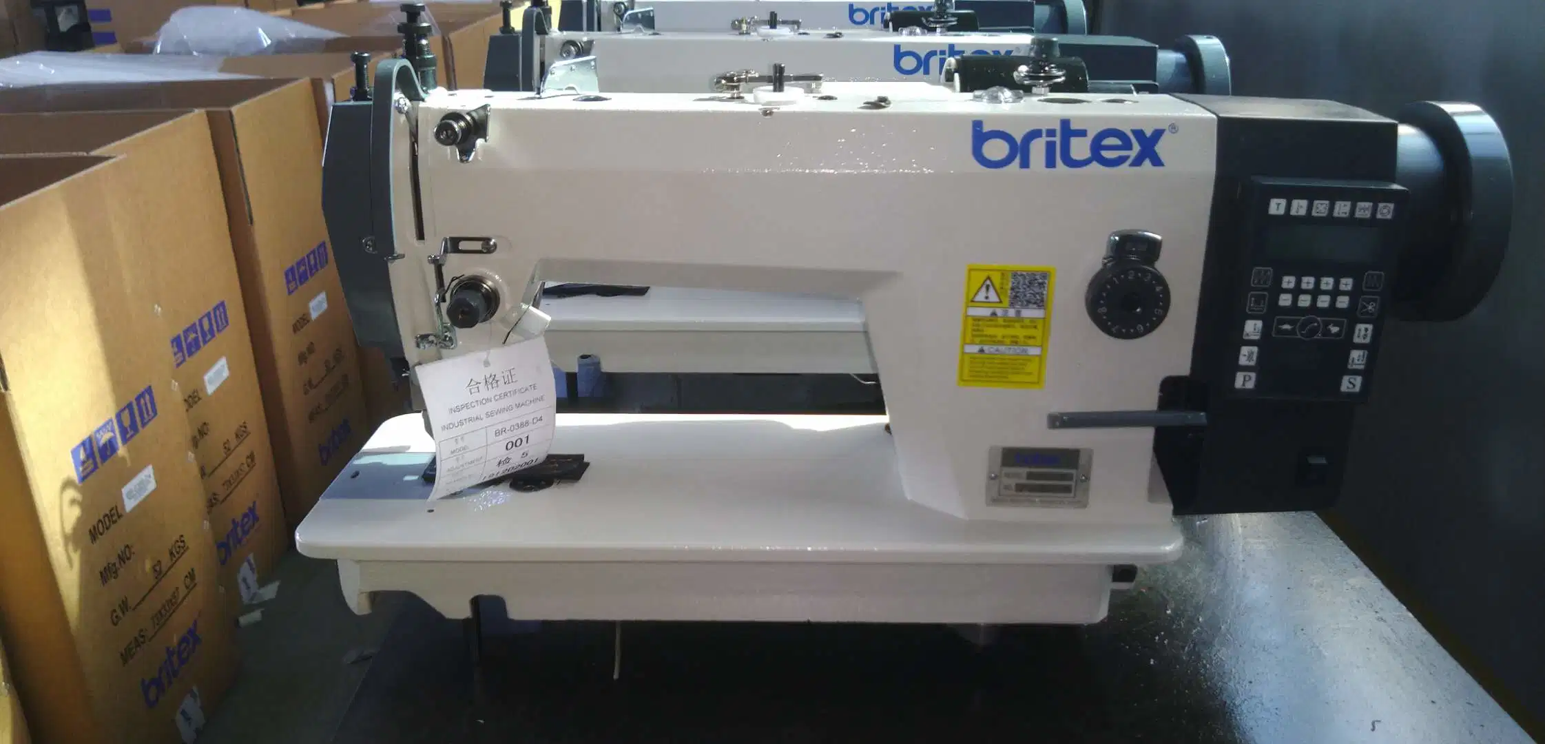 Worlden Wd-0388-D4 Factory Price Garment Industry Top and Buttom Feed Sewing Machine with Auto Trimmer