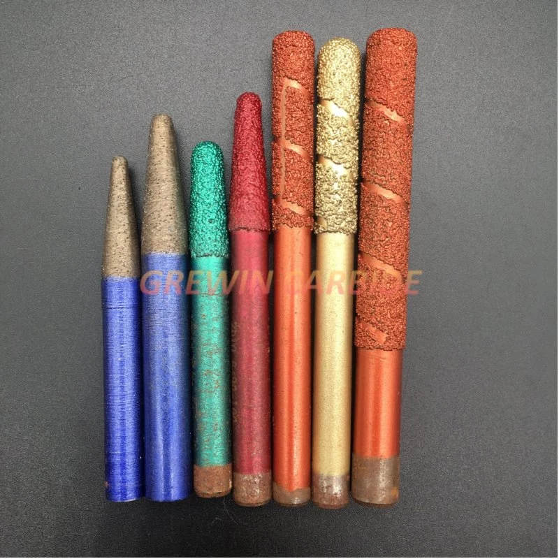 Gw Carbide-CNC Stone Engraving Drill Bit with Multi-Layer Coating for Granite and Marble