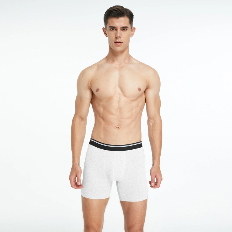 الملابس الرجالية المكبرة من القطن أربع زوايا Boxer Boy Shorts للرجال الملابس الداخلية