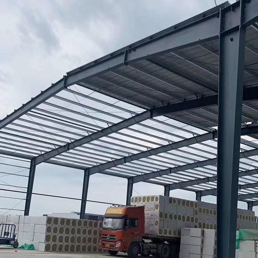 Steel Structure Warehouse Workshop Purlin Steel Beam Side Shed Z-Shape Prefab Storage