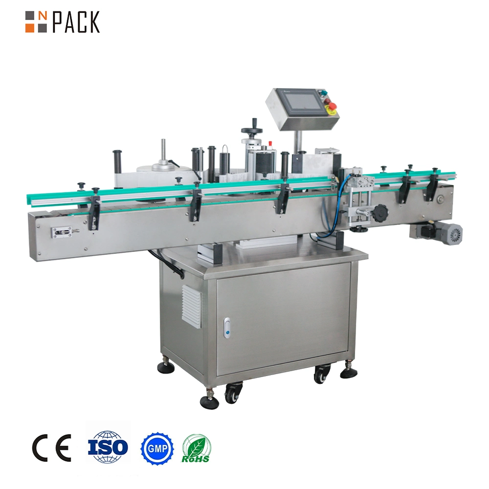Automático de Npack adhesivo de alta calidad de la máquina de impresión de etiquetas de la máquina de etiquetado de botellas redondas
