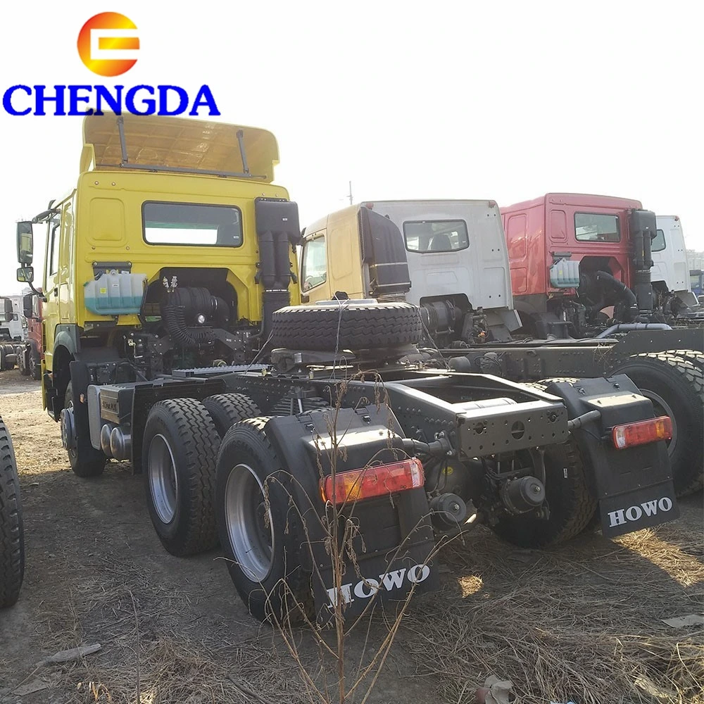 Camión cabeza de tractor usado barato Rhd Sinotruk HOWO con motor diésel