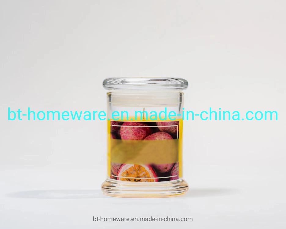 Wholesale/Supplier 200ml Glass Candle Jar Glass Container Glass Candle Cup with Sealing Glass Lid