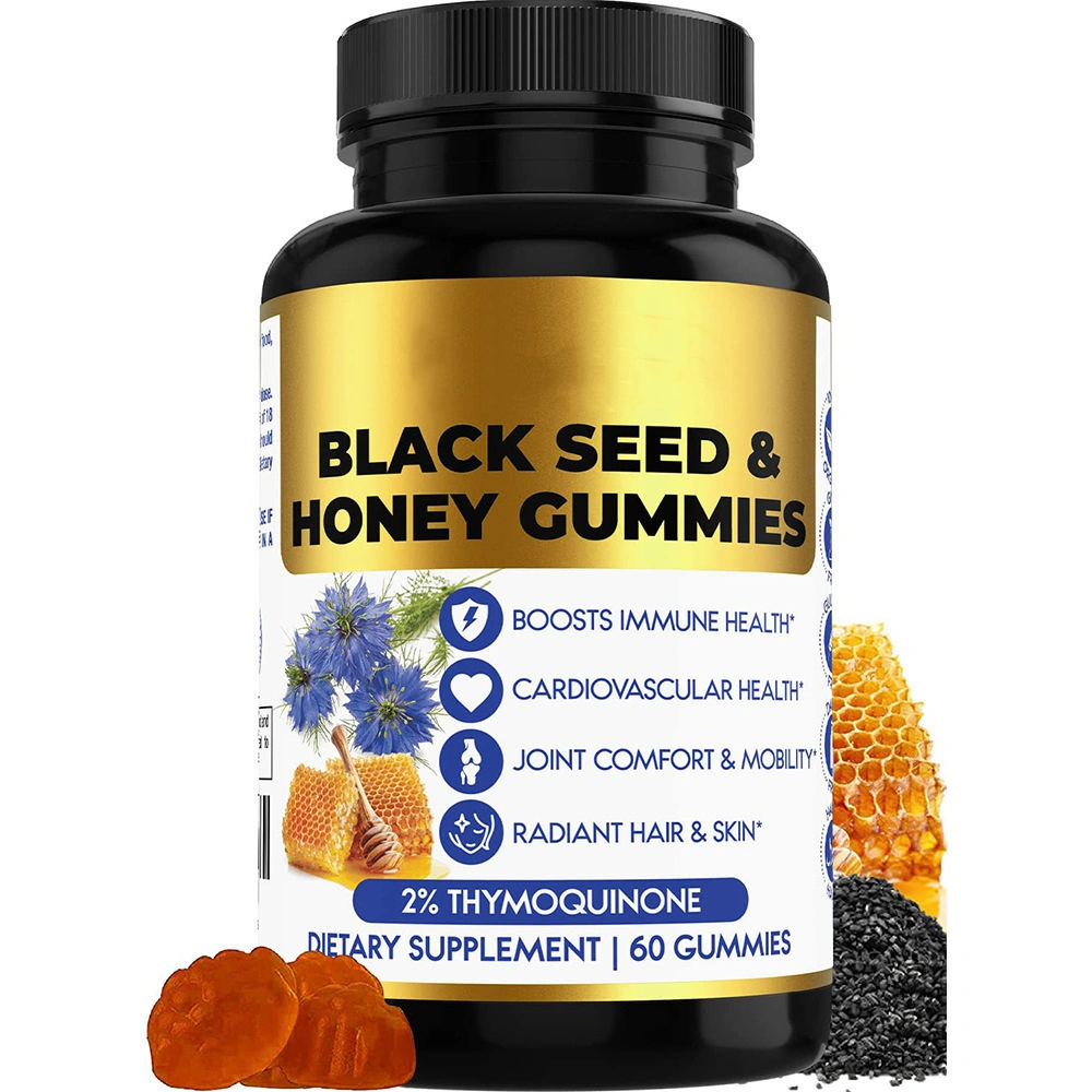 OEM Private Label Sea Moss Black Seed Oil Gummies