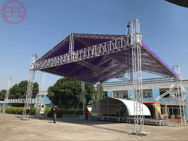 La pantalla de la armadura de 400mm la armadura de la boda al aire libre de aluminio Sistema de iluminación de escenarios cercha