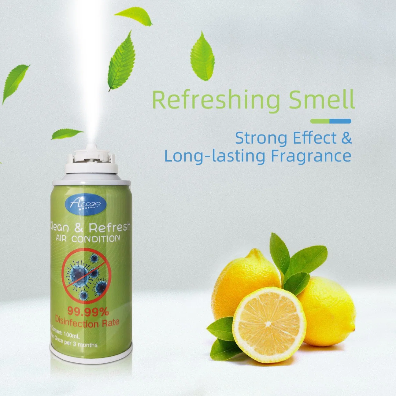 100ml Allgo Clean & Refresh Air Condition Disinfection Rate 99.99% Disinfectant Spray