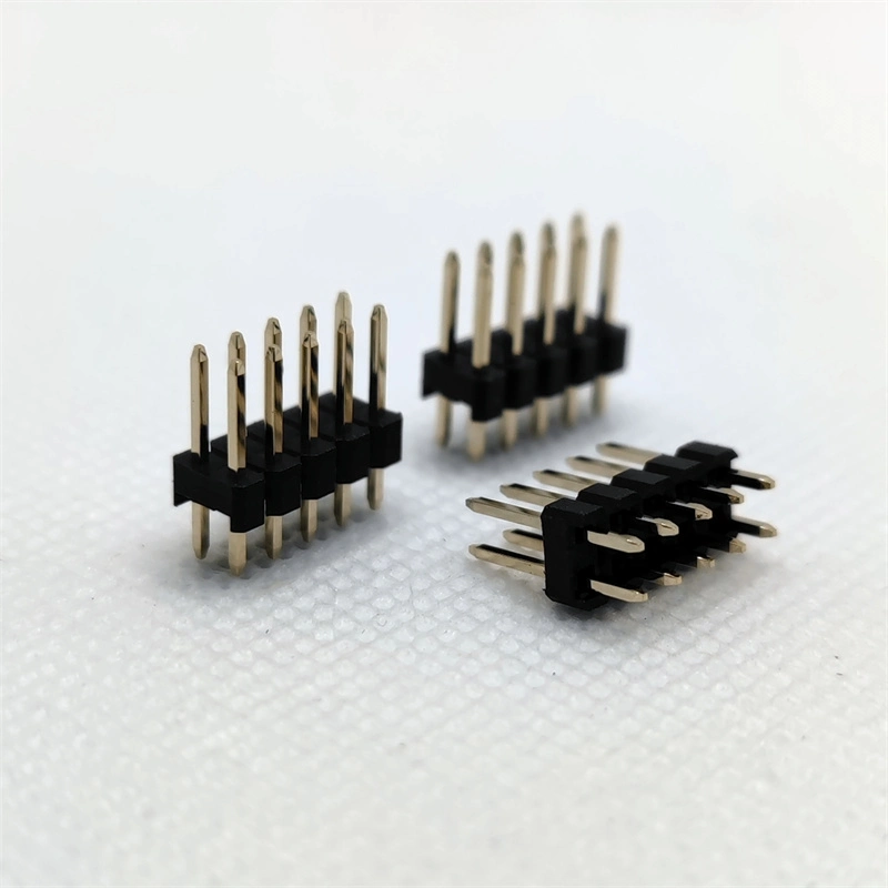 2.54*2.54mm (0.100*0.100") Pin Header Dual Row Straight 10pin Male Connector