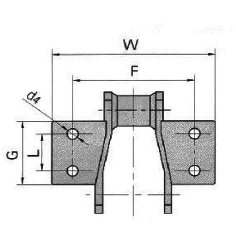 Industrial Manufactures 304 Stainless Steel Roller Chain Special Welded Chains with Attachment