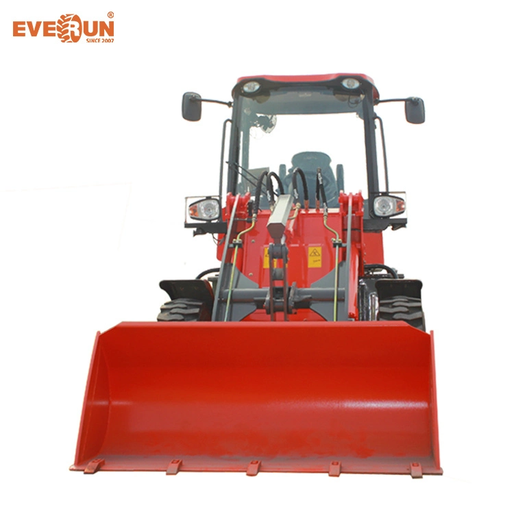 Top Quality Well Designed Er10 Garden Everun 4WD Wheel Loader with Log Grapple