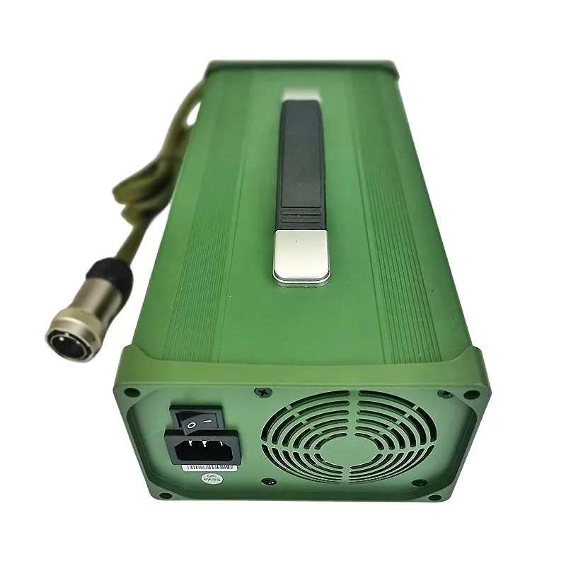 AC 220V Military Quality DC 86.4V 87.6V 15A 1500W Low Temperature Charger for 24s 72V 76.8V LiFePO4 Battery Pack with Pfc