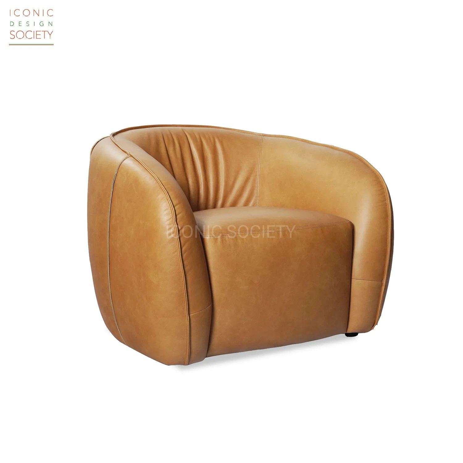 Modern Hot Sale Hotel Sitting Living Room Furniture Ottomans Foam Foshan High quality/High cost performance  Genuine Leather Leisure Accent Lounge Chair