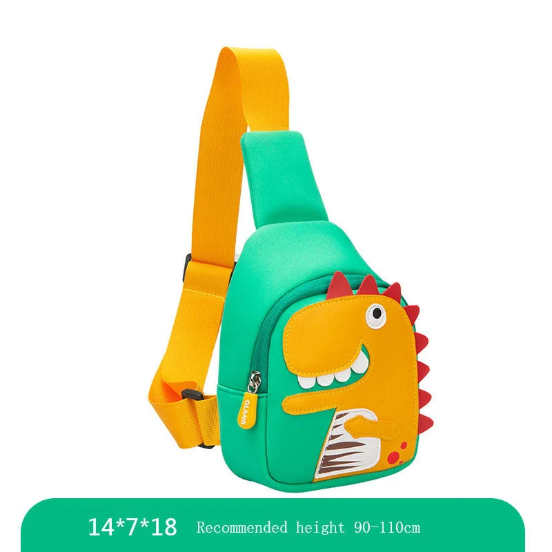 Moda tendências Colégio Bag Cartoon Bonitinha dinossauro bebé airbag torácico