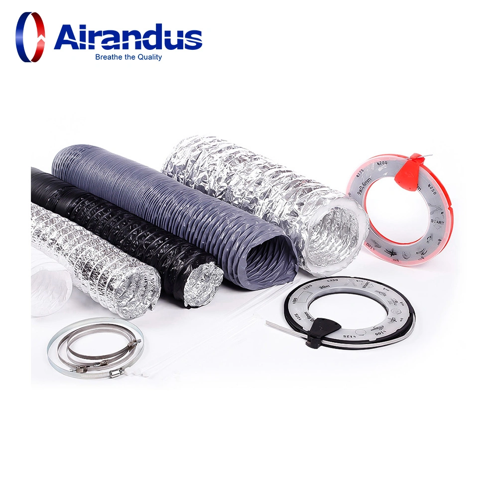 Factory Price Air Ventilation Duct Polyester Insulated Flexible Duct for HVAC