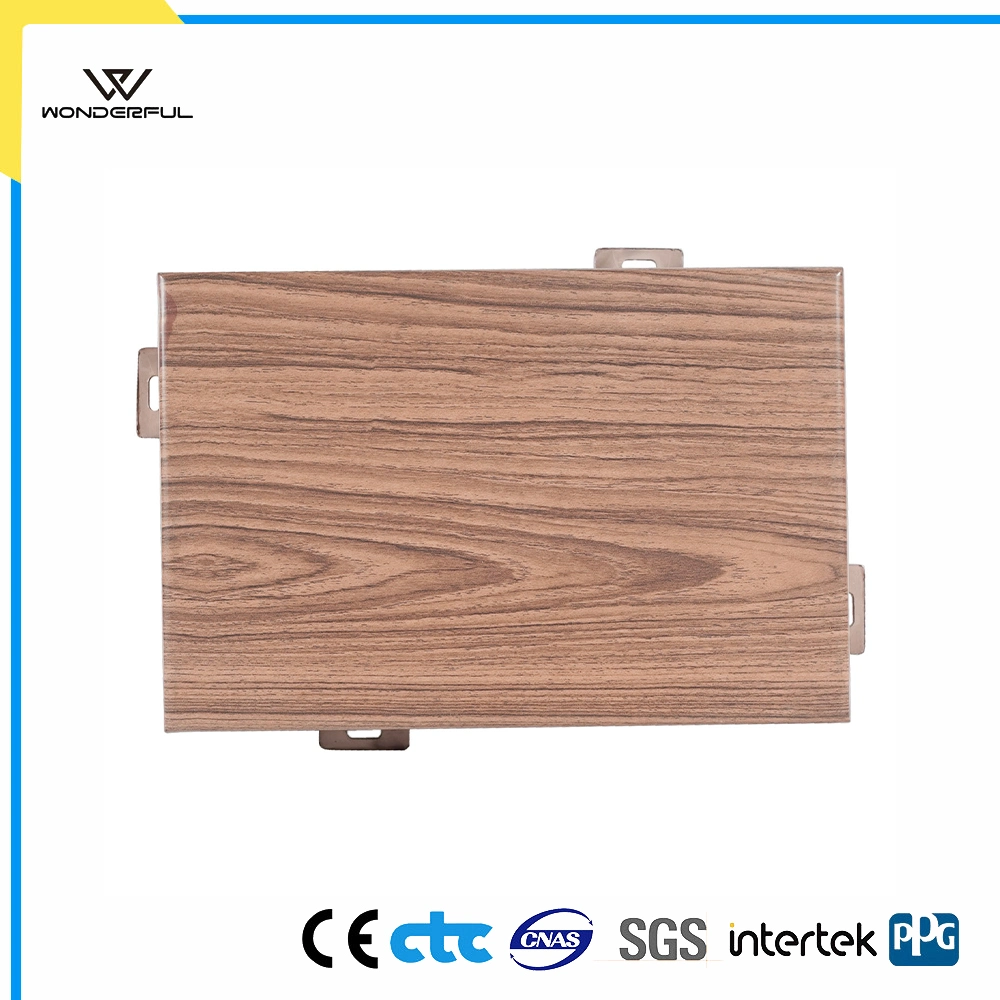 PVDF Aluminum Solid Plate for Design 3D Wall Cladding Curtain Walls