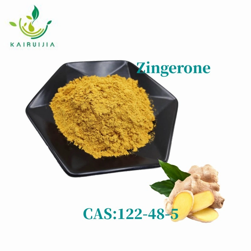 Zingerone CAS: 122-48-5 Food Addition Beverage Ice Cream Flavor Raw Materials