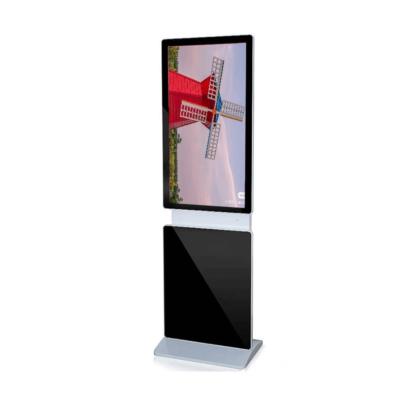 Custom 32inch 43inch Cheap Floor Standing Soporte giratorio automático 360 Pantalla de publicidad LCD con giro de grados