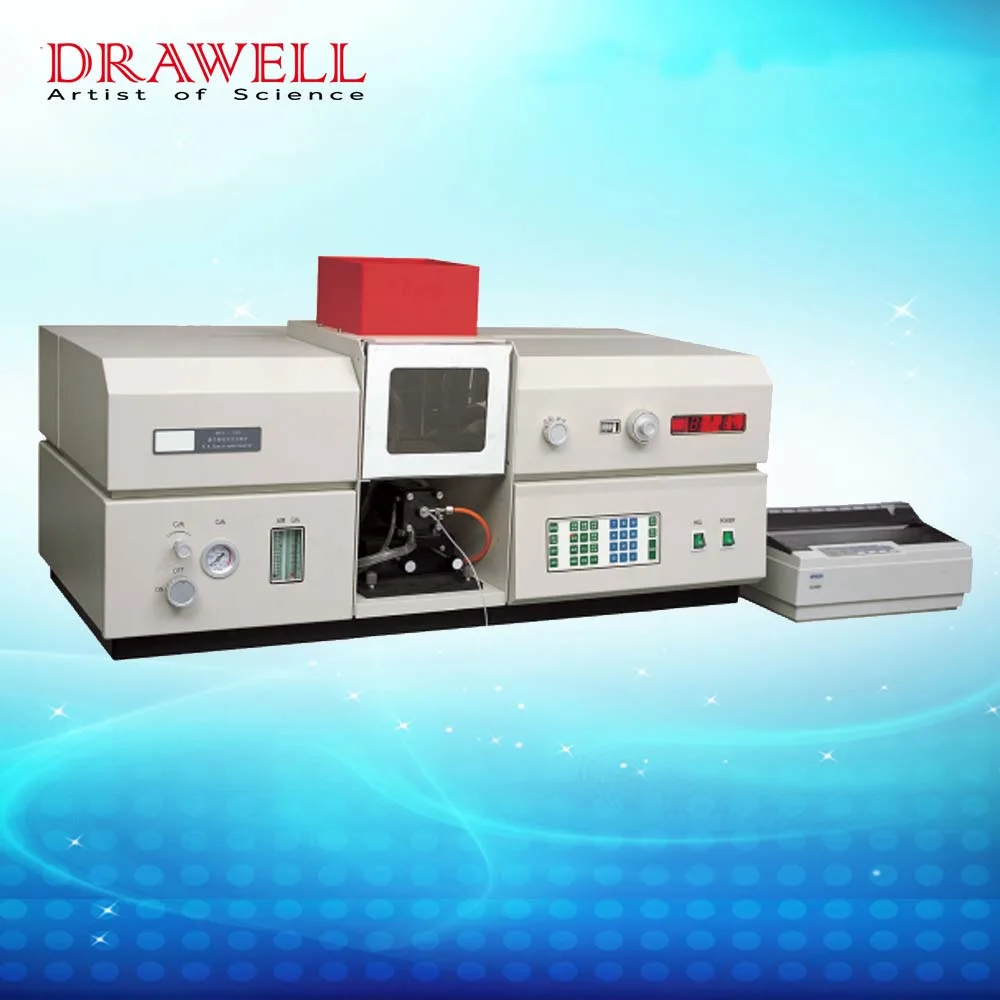 Le DW-320 Meltallurgy 190-900nm Laboratoire de Chimie des éléments d'essais spectrophotomètre à absorption atomique de flamme de PRAC PRAC Analyseur de la machine