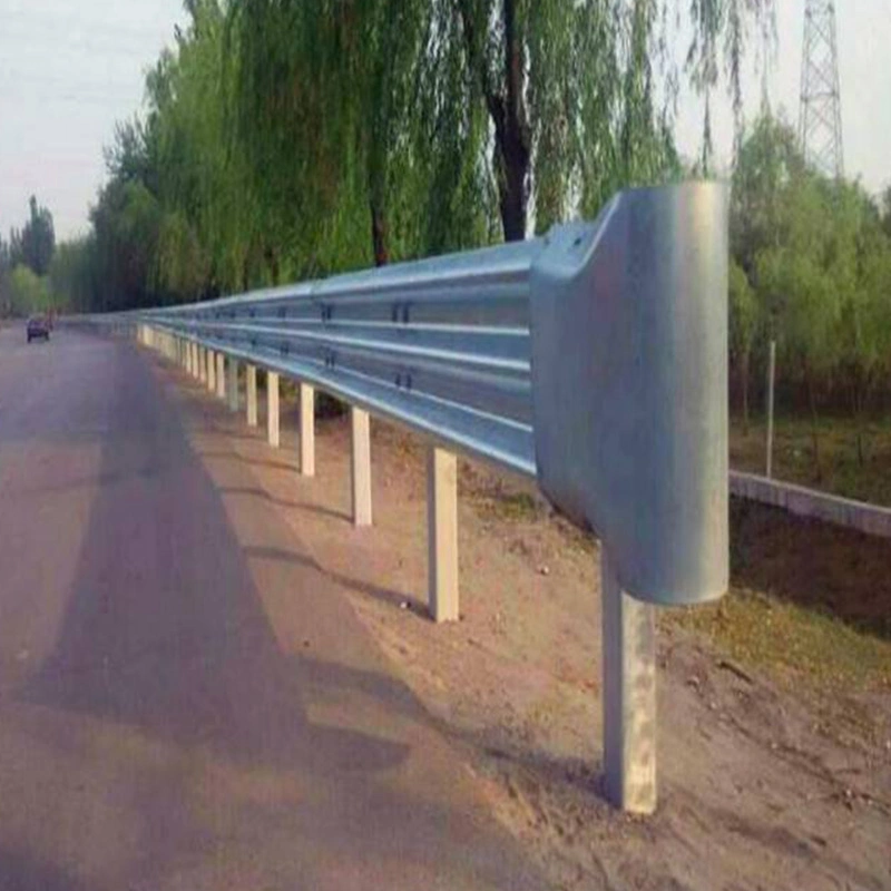 Steel Fishtail Bullnose Anchor Buffer Bridge Terminal End Thrie Beam Road Barrier for India