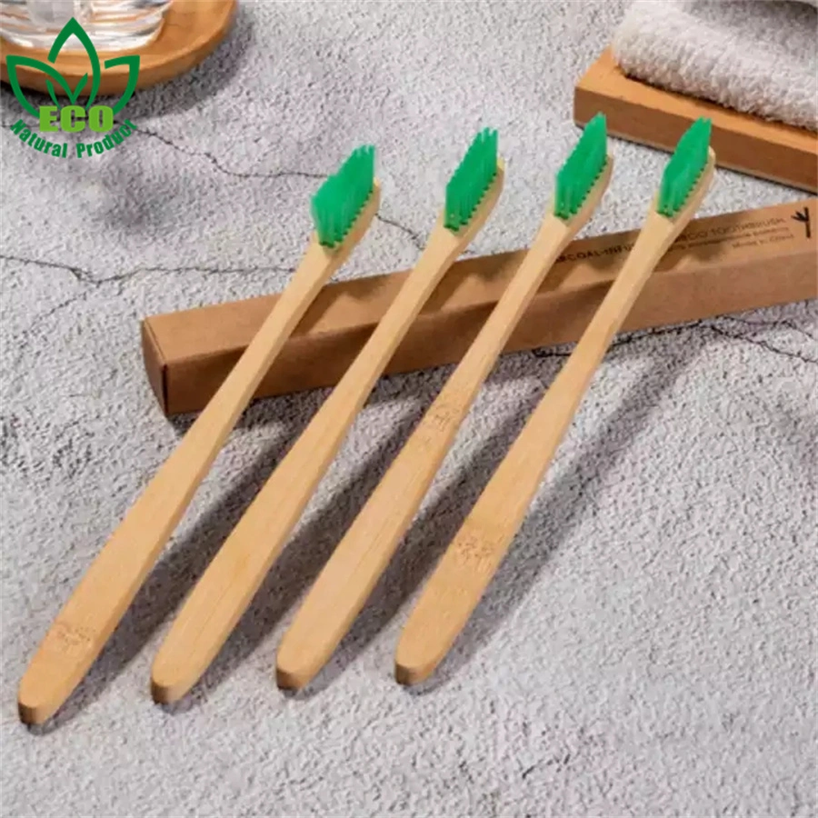 Free Sample Custom Wholesale/Supplier Biodegradable Eco Friendly Black Soft Bamboo Toothbrush