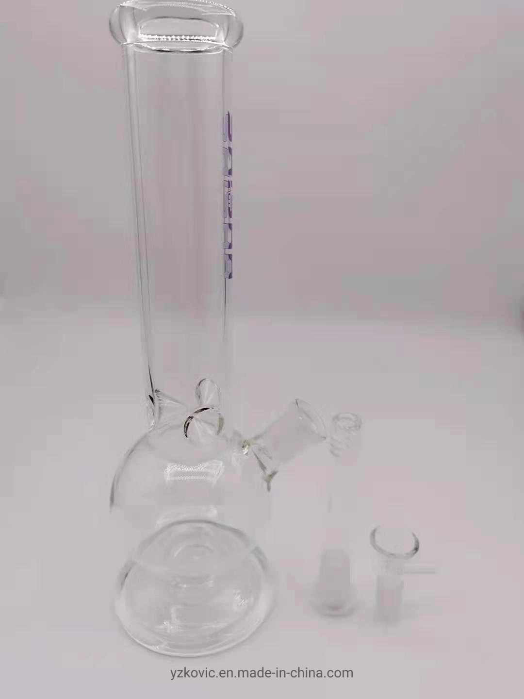 Tubo de agua de cristal de vidrio cristal de narguile Pipa tubo