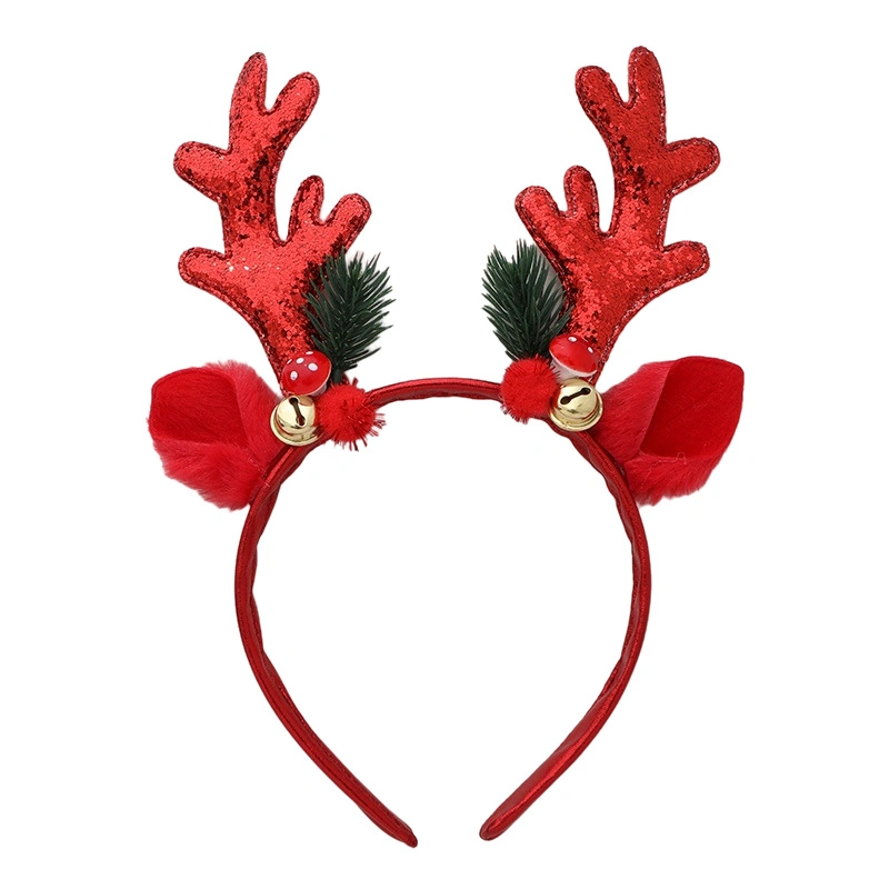 Elch Antlers Weihnachten Haarbänder Cute Cartoon Antlers Haarzubehör