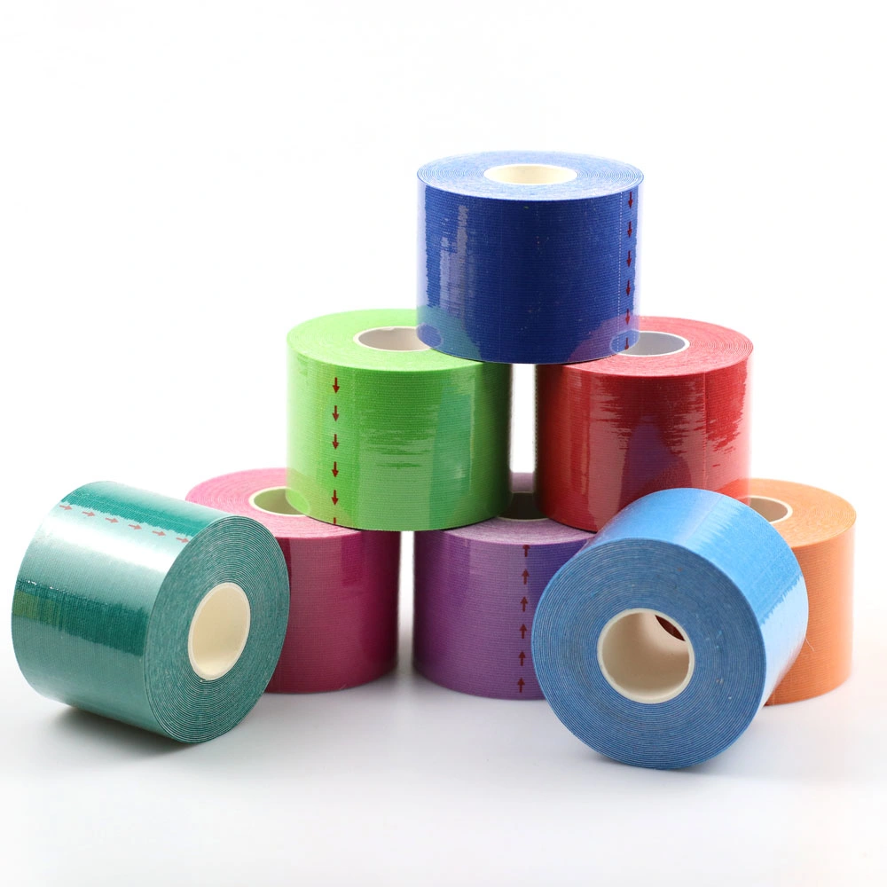 Medical Colored Cotton Kinesiology Tape for Sport Athletes