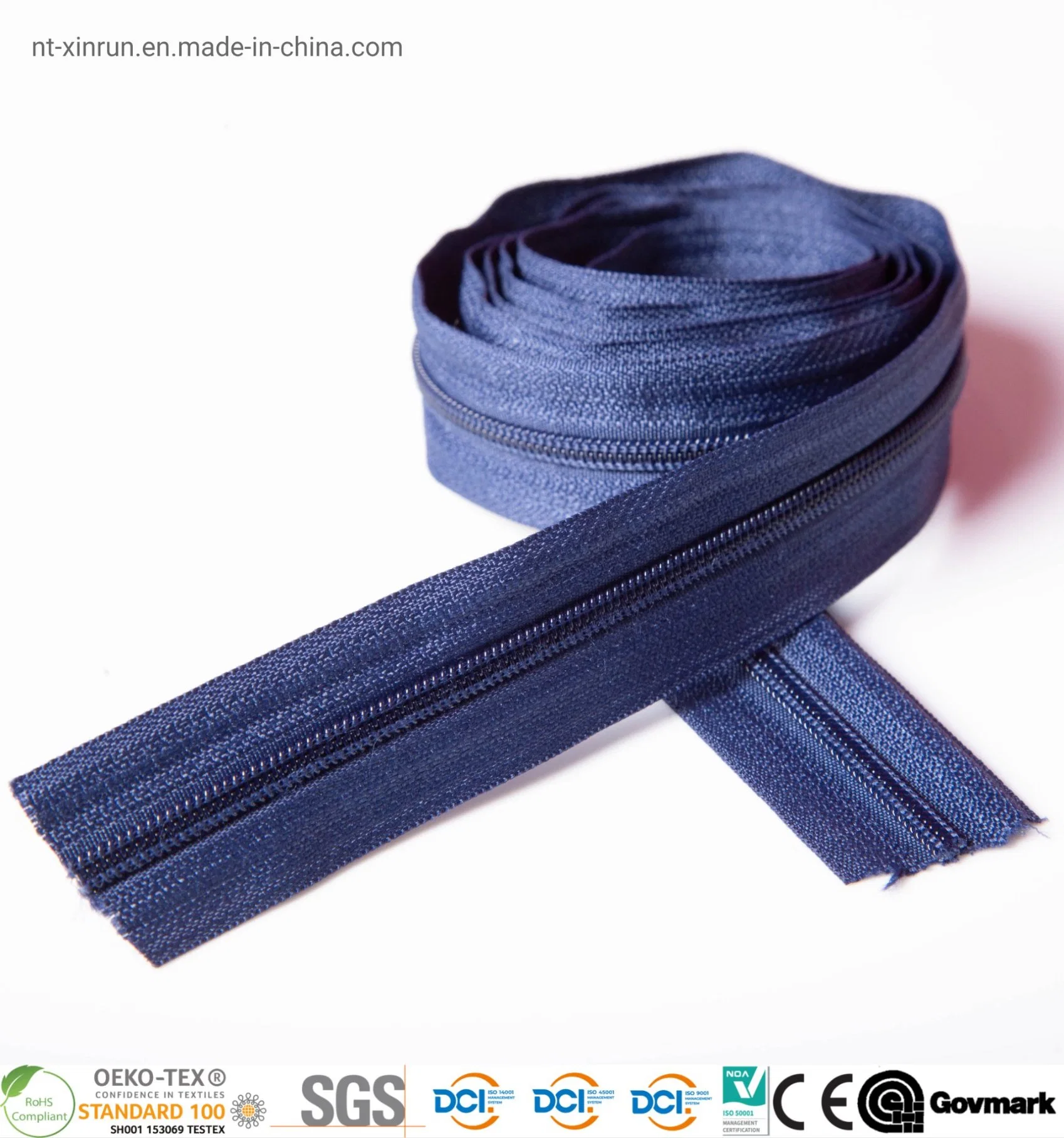 Non-Lock Nylon Zipper for Bags