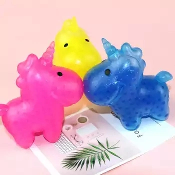 Meilleures ventes Bead anti stress Alpaca unicorns Squishy kawaii Toy