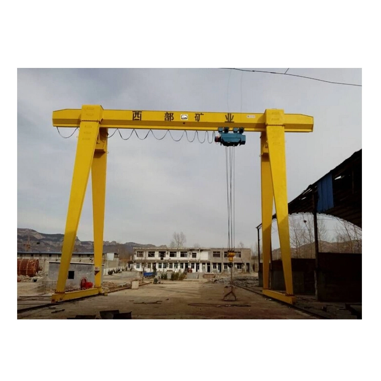 Mh Type Remote Control 5t 10t 16t 20t Electric Single Girder Gantry Crane Cost