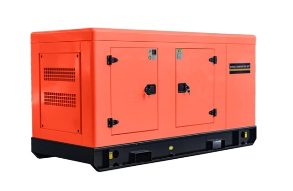 Nuevo diseño en rojo 100kw 125kVA bastante solo tres fases, grupo electrógeno de alta tensión Generador Diesel buena calidad