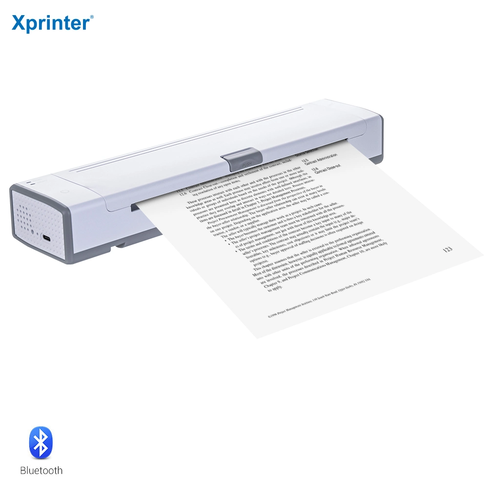 طابعة Xprinter XP-T81 المحمولة من المصنع طابعة A4 المحمولة بدون inkless Mini طابعة مكتبية