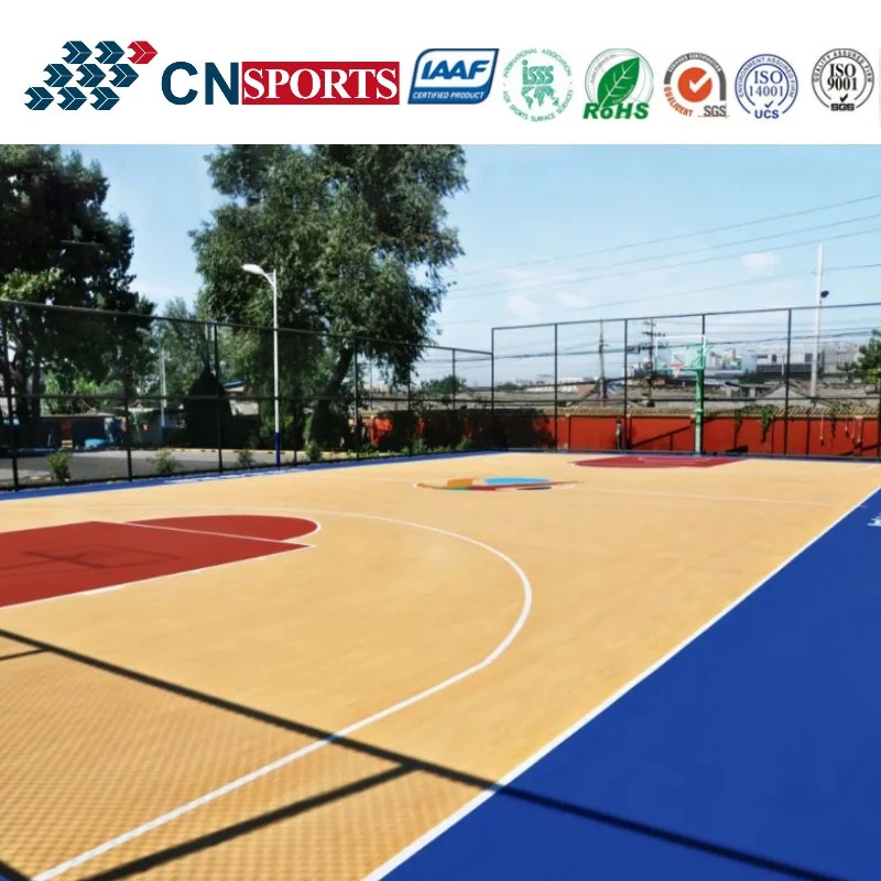 Silikon PU Basketball Sportplatz Bodenbelag Indoor / Outdoor Multi Functional Game Gericht