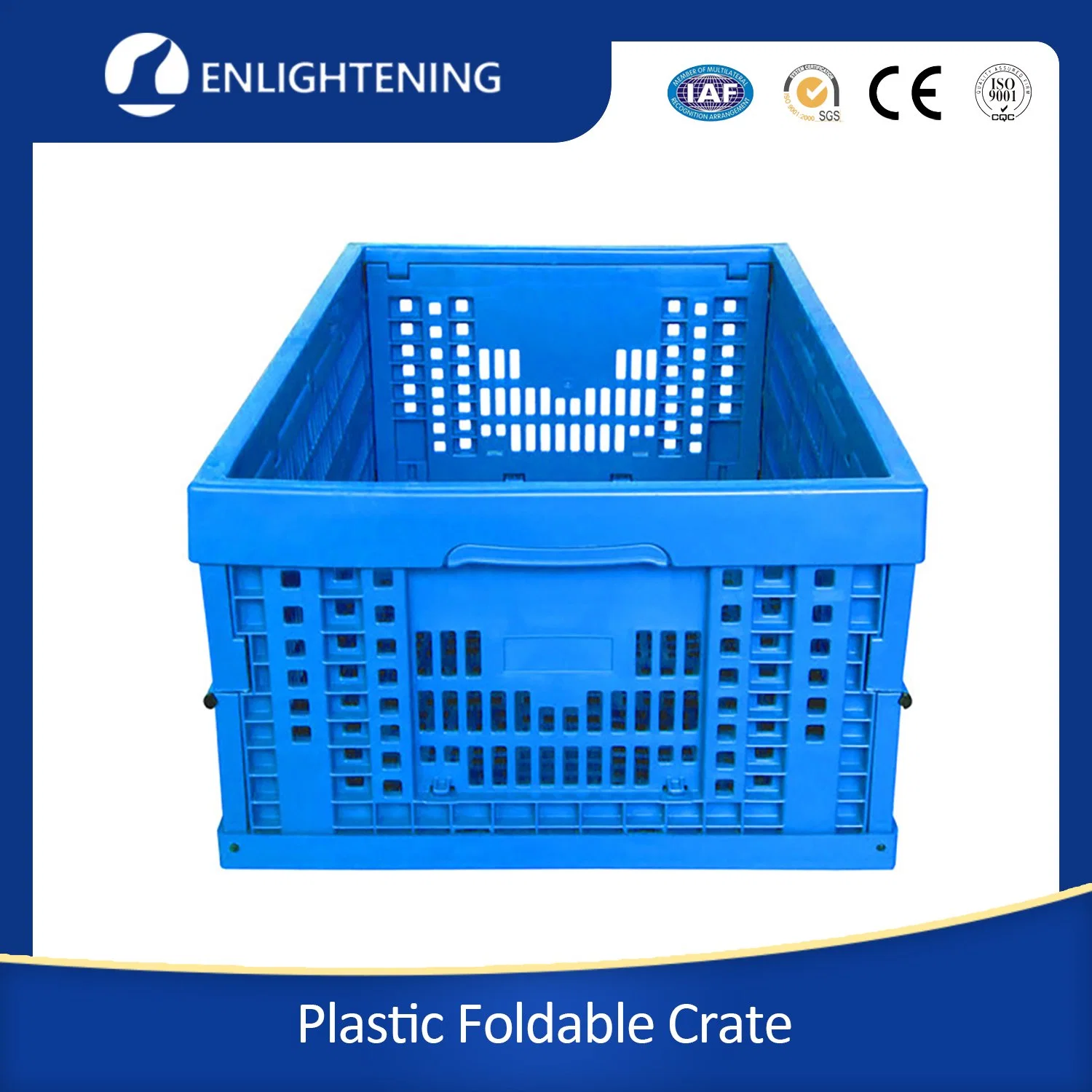 Foldable Stackable 600*400 Hot Sale Reusable Virgin PP Stacking Storage 600*400 Hot Sale Reusable Virgin PP Stacking Storage