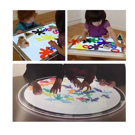 Drawing Board Educational Activity Learning Toys Children DIY Draw Plastic Baby Creative Paintings LED Writing Board