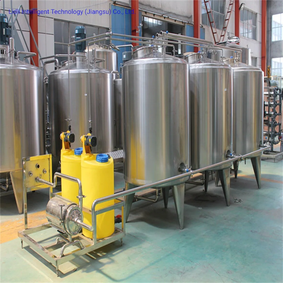 Stainless Steel Water Storage Tank Machine SS316L CIP Cleaning System