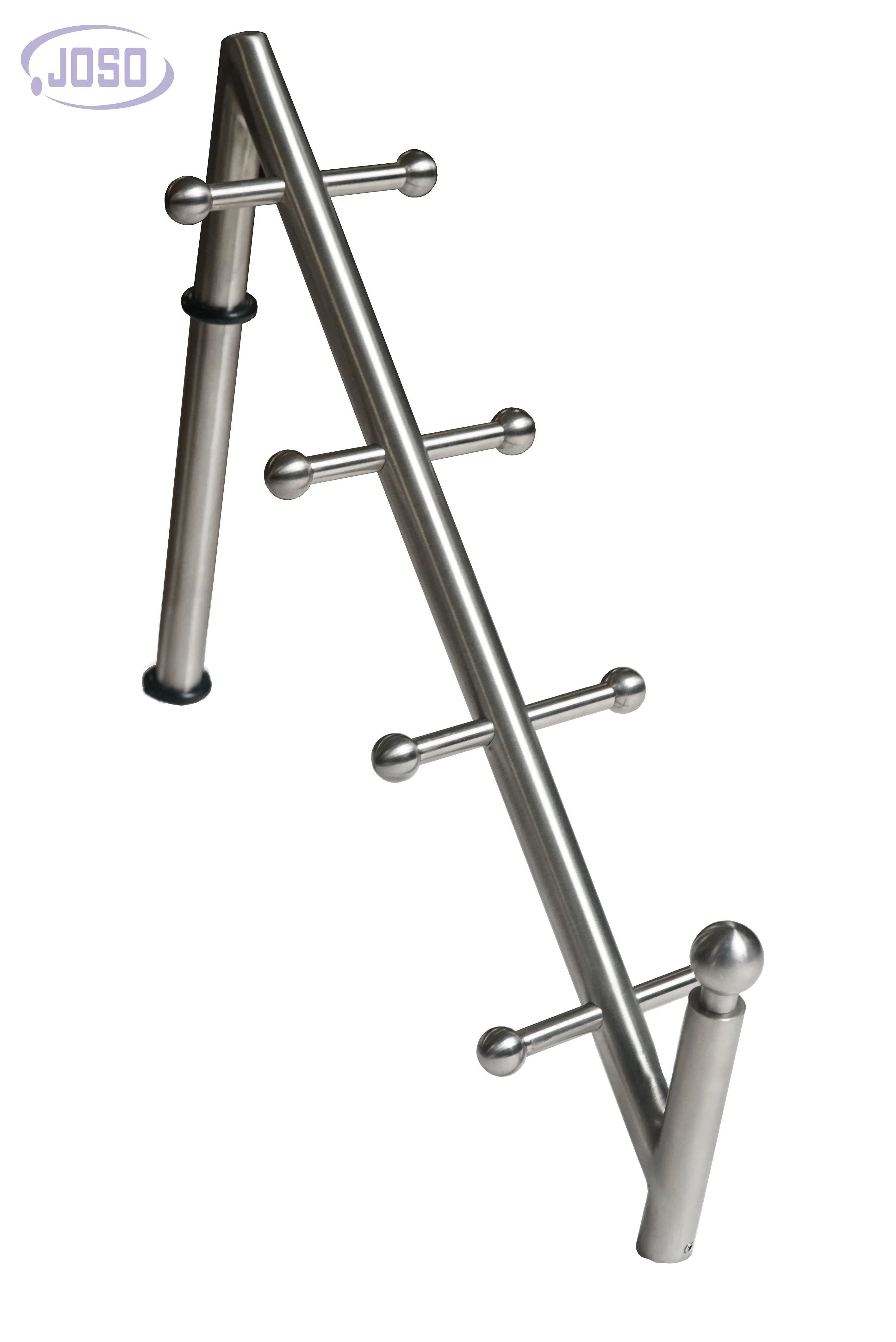 Bathroom Accessory Silver Stainless Steel 304 Satin Finish Bathroom Towel Shelf Towel Rack