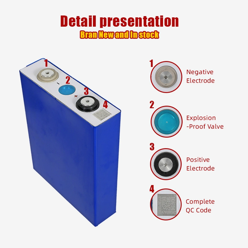 LFP de alta potencia 3,2 V 105Ah 90Ah ah ah 280400 Baterías LiFePO4 para almacenamiento de energía eólica UPS LiFePO4 3,2 V 90Ah