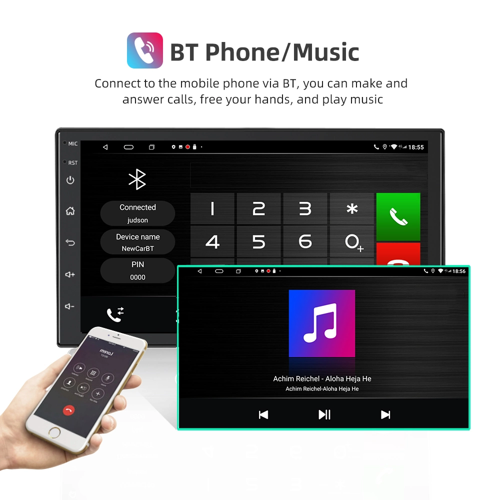 Hot Sell 7inch Android Video USB BT FM Musik abspielen Touchscreen Autoradios Android