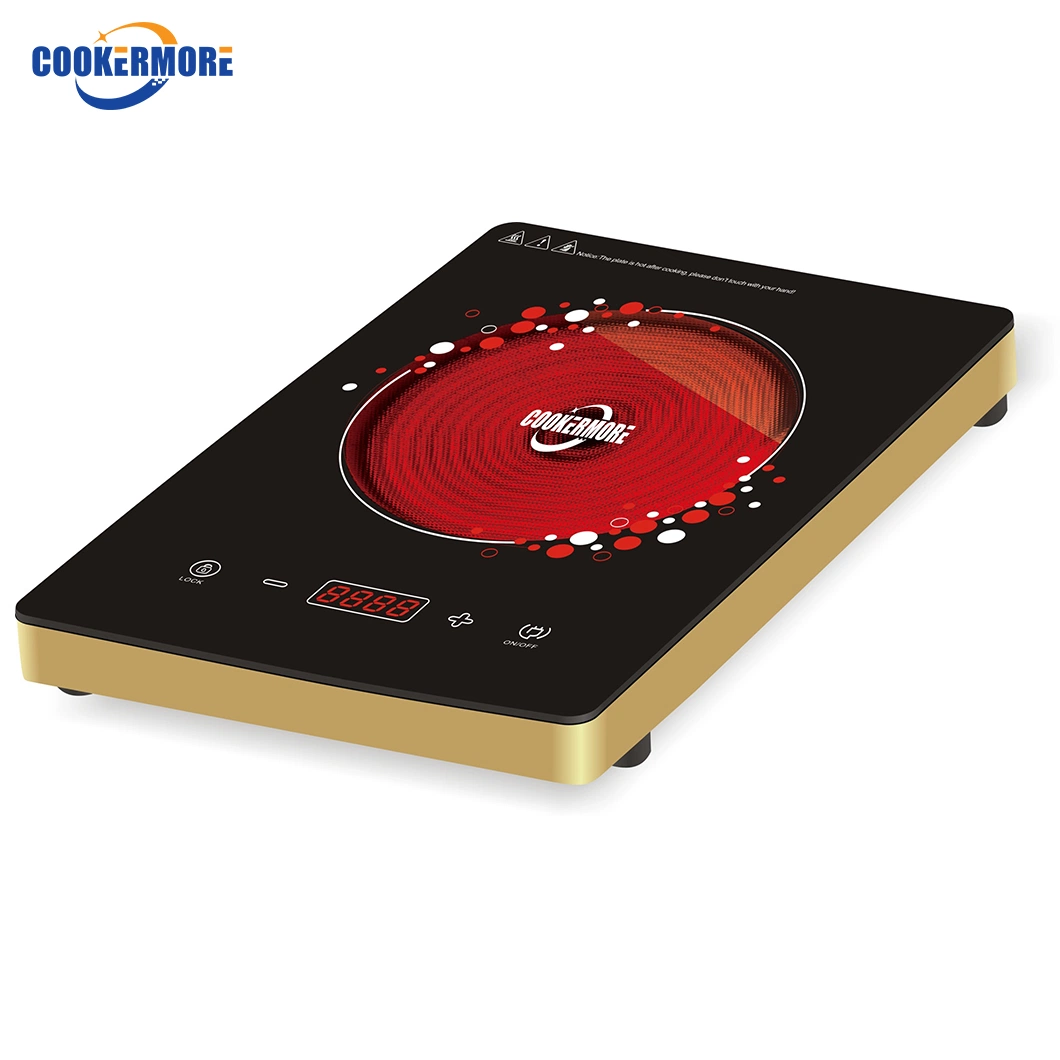 Home Kitchen Induction Cooktop Single 2200W Touch Screen Waterproof Electric Induction Cookers