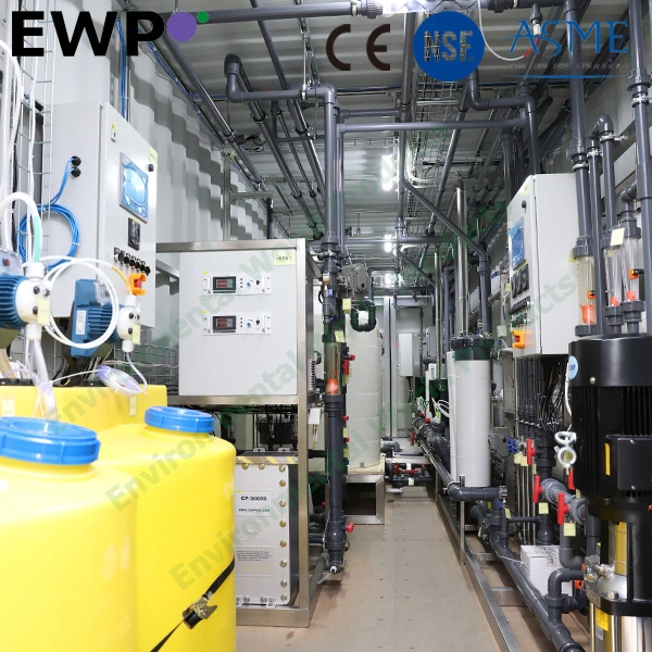 Double Pass Reverse Osimosis System Plus EDI System for a Power Plant