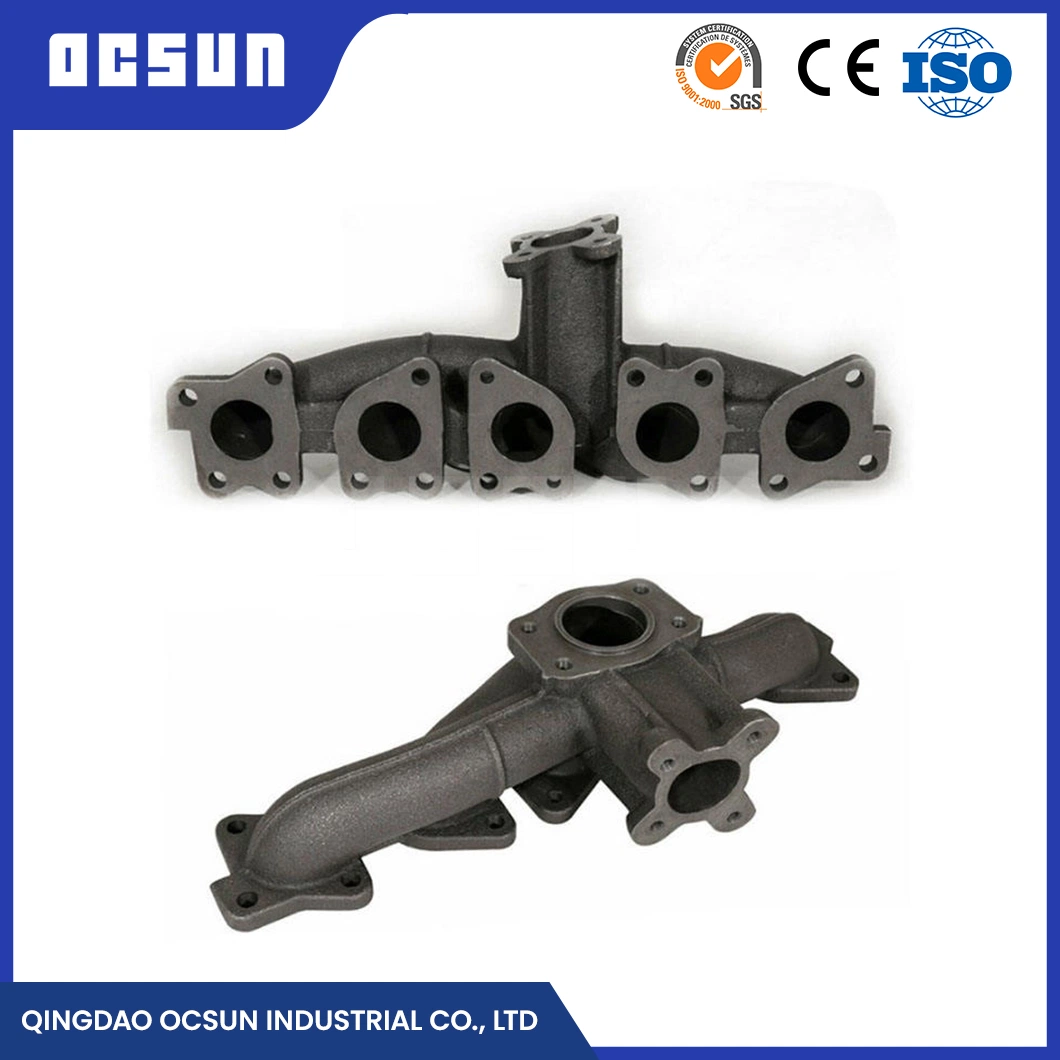 Ocun Cast Iron Turbo Exhaust Manifold الصين Cast Iron Car المشاعب والموانيات الخاصة بالشاحنات المصنعين المشاعب الحديدية المدلى بجعة عالية الجودة