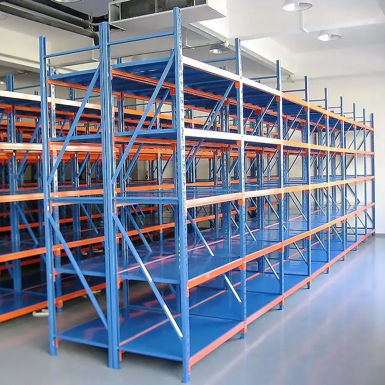 Medium Duty Multilayer Tier Adjustable Storage Rack Q235 Steel Weight Cargo Material Multi Level Rack