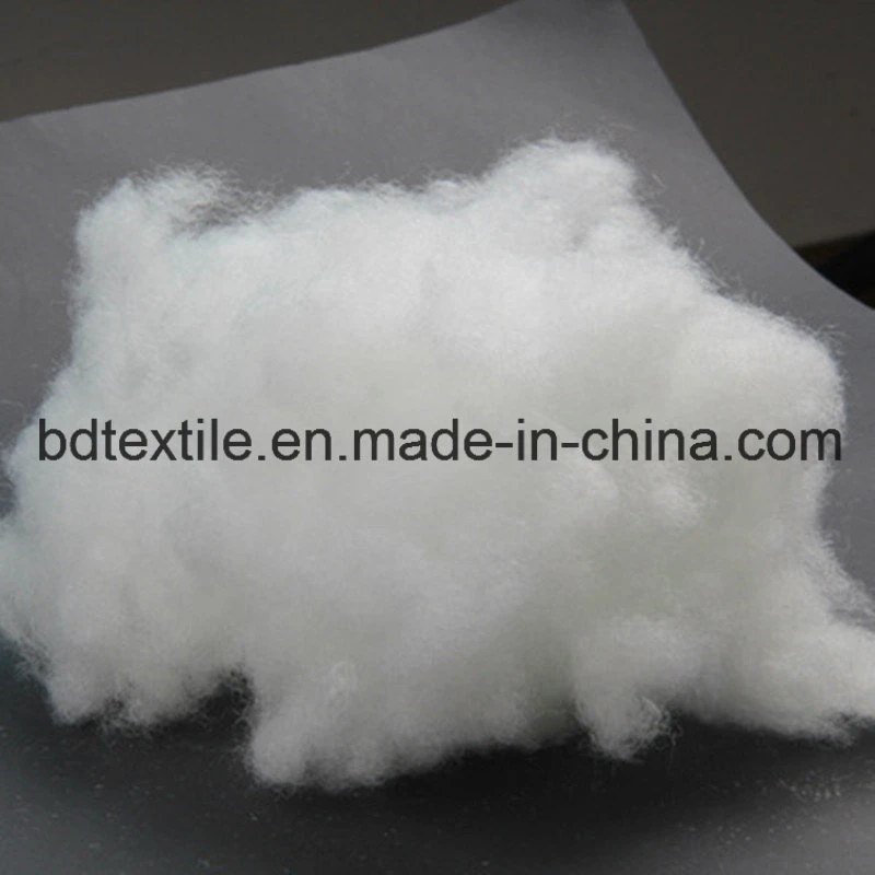 Super White Recycled Polyester Fiber Used to Fill Bedsheet