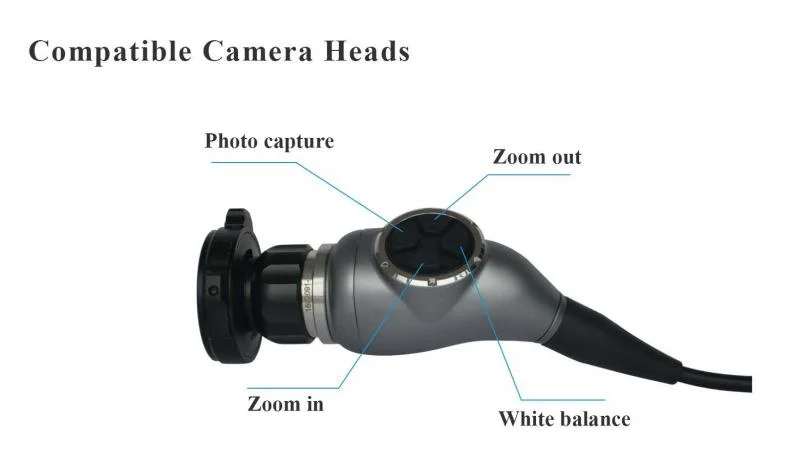 Barato preço rígido flexível Endoscopia vídeo câmera endoscópica móvel portátil Sistema Endoscópio Médica