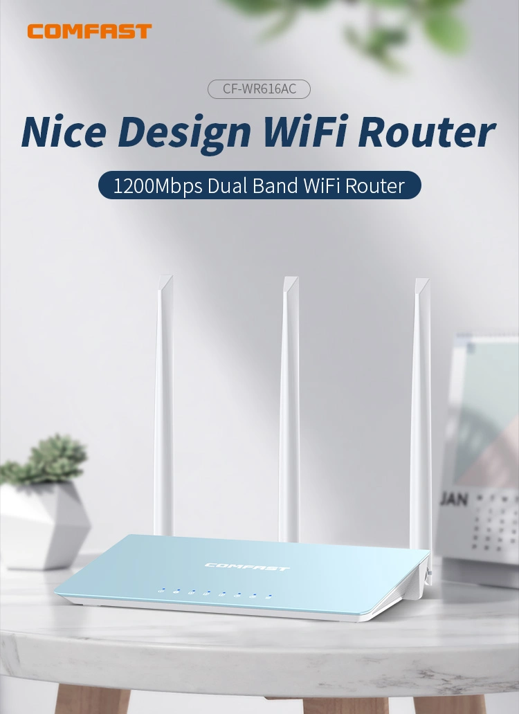 CF-Wr616AC 1200Mbps 802.11AC Router Inalámbrico WiFi de Banda Dual