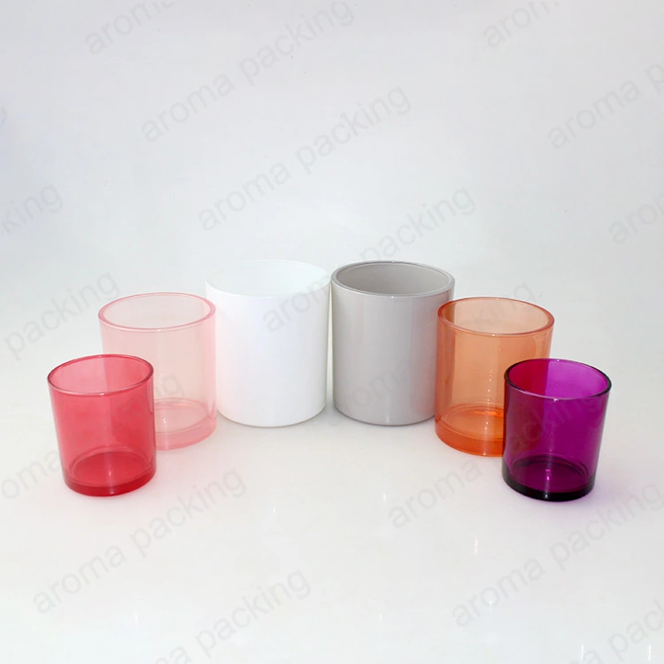 Wholesale/Supplier Colored Candle Jar with Sealed Lid, Empty Glass Candle Holder