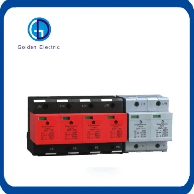 AC 385V/420V/440V Low Voltage Surge Protector 60ka-150ka 2p 3p 4p Surge Protection Device SPD Lightning Arrester